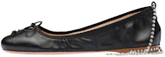 Buy (W) MIU MIU Ballerines ''Peau de Mouton Noire'' 5F916C_038_F0002_F_005