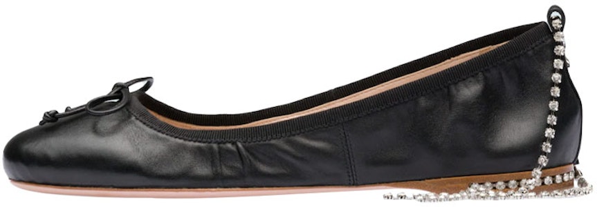 (W) 미우미우 양털 발레 플랫 (블랙) 5F916C_038_F0002_F_005 Buy (W) 미우미우 양털 발레 플랫 (블랙) 5F916C_038_F0002_F_005