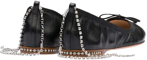 Shop (Women) MIU MIU Ballet Flats 'Black Sheepskin' 5F916C_038_F0002_F_005