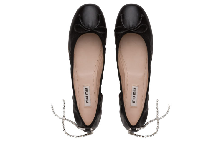 Purchase (W) MIU MIU Ballerines ''Peau de Mouton Noire'' 5F916C_038_F0002_F_005