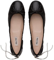Purchase (Women) MIU MIU Ballet Flats 'Black Sheepskin' 5F916C_038_F0002_F_005