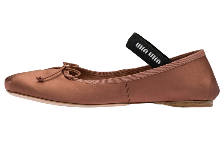 Buy (W) MIU MIU Ballet Flats ''Cocoa Bruin'' 5F794D_QU6_F0324_F_A005
