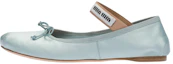 Buy (W) MIU MIU Ballerines en Satin ''Bleu Clair'' 5F794D_QU6_F0AE7_F_A005