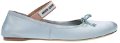 Order (W) MIU MIU Ballerines en Satin ''Bleu Clair'' 5F794D_QU6_F0AE7_F_A005