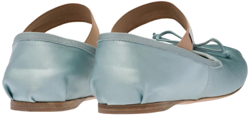 (W) MIU MIU Ballerines en Satin ''Bleu Clair'' 5F794D_QU6_F0AE7_F_A005 Purchase (W) MIU MIU Ballerines en Satin ''Bleu Clair'' 5F794D_QU6_F0AE7_F_A005