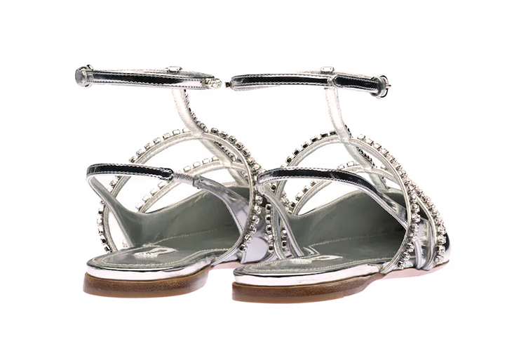 (W) MIU MIU Ballet Flats 'Metallic Silver Texture' 圖 4
