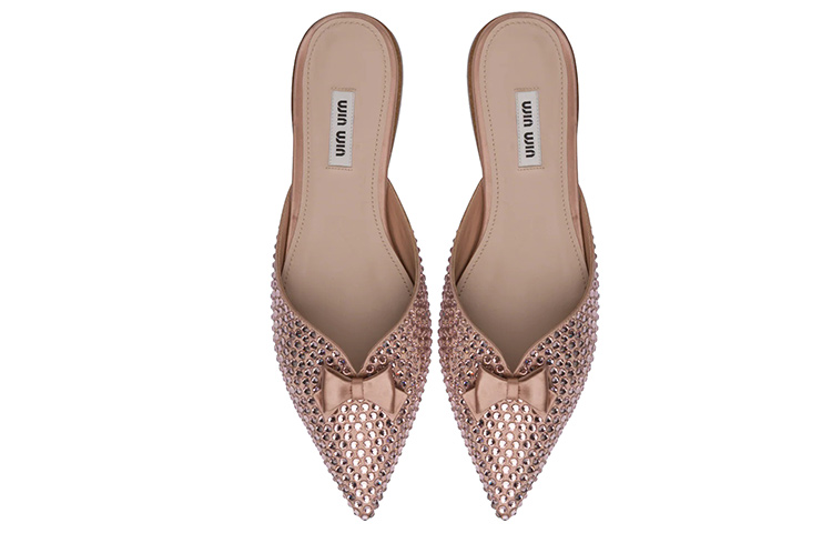 (W) MIU MIU Ballet Flats 'Nude Satin' 圖 4