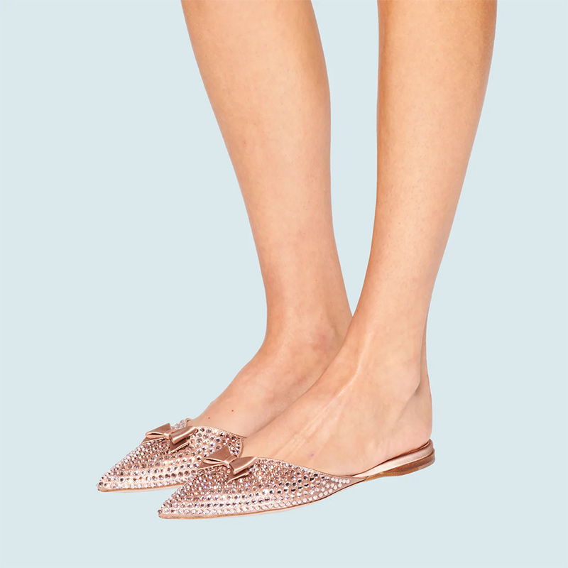 (W) MIU MIU Ballet Flats 'Nude Satin' 圖 5