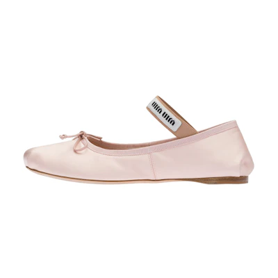 (W) MIU MIU Ballet Flats 'Orchid Pink'