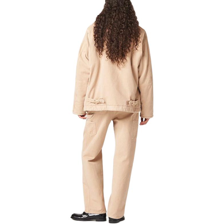 Shop (W) Miu Miu 米白刺繡斜紋布外套 帶標誌設計 ML1010-135Q-F0627-S-OOO