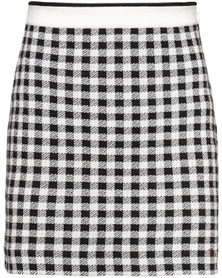 (W) MIU MIU 黑白格纹拼接连衣裙。 MMG331-1VS9-F0002 Order (W) MIU MIU 黑白格纹拼接连衣裙。 MMG331-1VS9-F0002