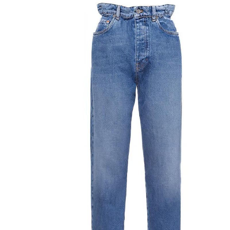 Details for (W) MIU MIU Celana Jeans Denim Biru Model Lurus dan Mid-Rise GWP299-1ZGX-F0013