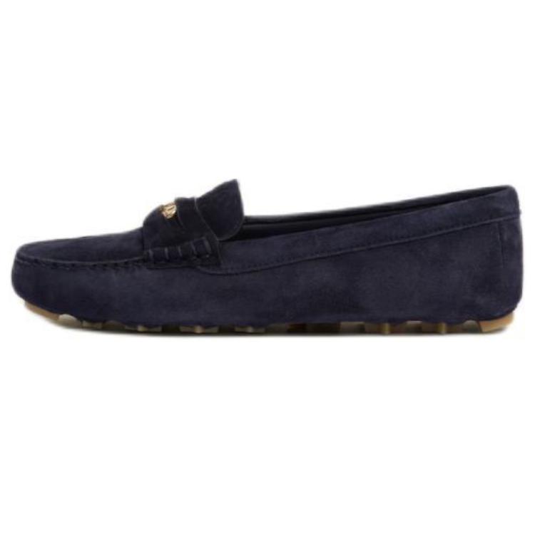 (Women) MIU MIU Blue Round-Toe Slip-On Loafers 5DD022_054_F0008_F_005