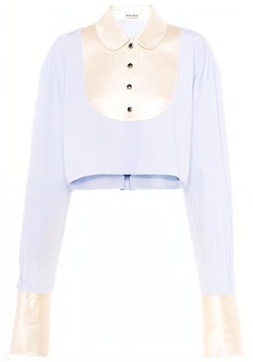 (W) MIU MIU Baju Jalur Biru Lengan Panjang dengan Rekaan Berkolar. MK1605-10AR-F0012 Buy (W) MIU MIU Baju Jalur Biru Lengan Panjang dengan Rekaan Berkolar. MK1605-10AR-F0012