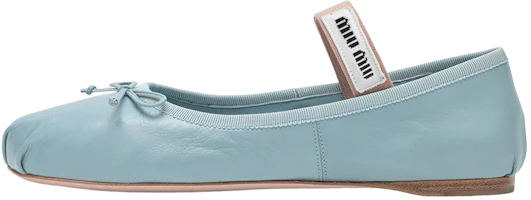 (Women) MIU MIU Bow Tie Slip-On 'Blue' 5F794D_XUU_F0012_F_A005 (Women) MIU MIU Bow Tie Slip-On 'Blue' 5F794D_XUU_F0012_F_A005