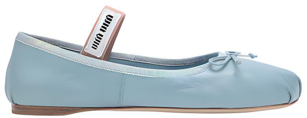 (Women) MIU MIU Bow Tie Slip-On 'Blue' 5F794D_XUU_F0012_F_A005 Order (Women) MIU MIU Bow Tie Slip-On 'Blue' 5F794D_XUU_F0012_F_A005