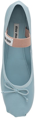 (Women) MIU MIU Bow Tie Slip-On 'Blue' 5F794D_XUU_F0012_F_A005 Shop (Women) MIU MIU Bow Tie Slip-On 'Blue' 5F794D_XUU_F0012_F_A005