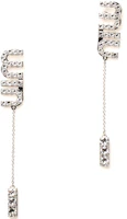(Women) MIU MIU Brass Drop Earrings with Crystal Pendant Decoration. 5JO661-2DNC-F0OKL (Women) MIU MIU Brass Drop Earrings with Crystal Pendant Decoration. 5JO661-2DNC-F0OKL
