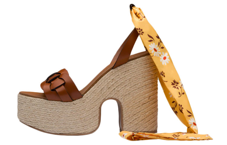 (Women) MIU MIU Calfskin Platform Sandals 'Brown' 5XZ444_3L81_F00C1_F_125