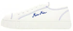 Buy (W) MIU MIU Canvas Bestickte Low-Top-Sneaker ''Weiß Blau'' 5E970C_GUD_F0P41_F_005