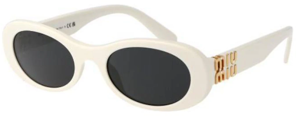 (Women) MIU MIU Cat Eye Sunglasses for Women White with Logo Temples. 0MU06ZS1425S0 Order (Women) MIU MIU Cat Eye Sunglasses for Women White with Logo Temples. 0MU06ZS1425S0