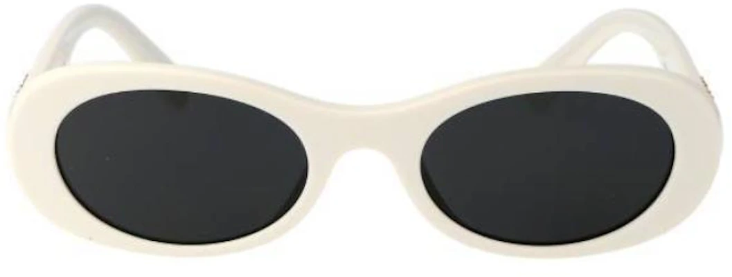 (Women) MIU MIU Cat Eye Sunglasses for Women White with Logo Temples. 0MU06ZS1425S0 Lookbook (Women) MIU MIU Cat Eye Sunglasses for Women White with Logo Temples. 0MU06ZS1425S0