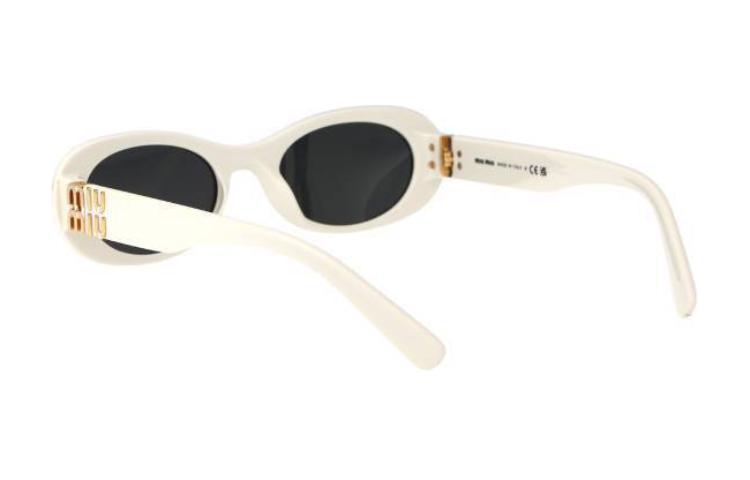 (Women) MIU MIU Cat Eye Sunglasses for Women White with Logo Temples. 0MU06ZS1425S0 圖 5