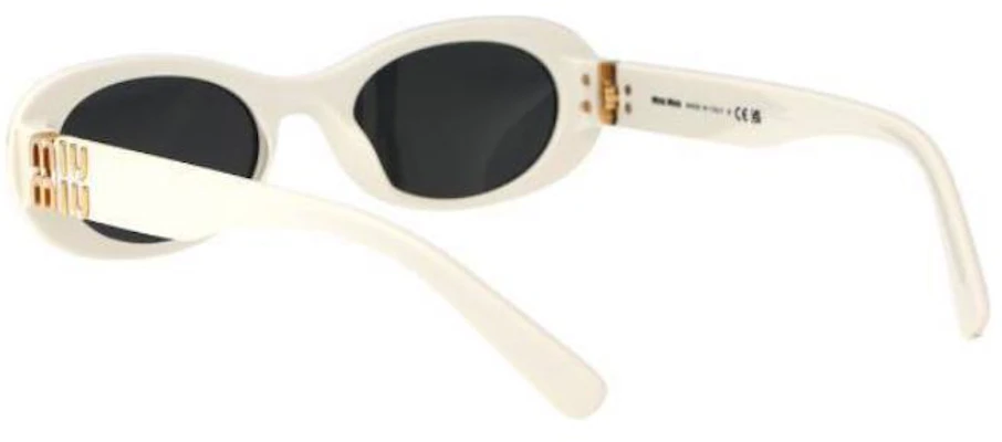 (Women) MIU MIU Cat Eye Sunglasses for Women White with Logo Temples. 0MU06ZS1425S0 Purchase (Women) MIU MIU Cat Eye Sunglasses for Women White with Logo Temples. 0MU06ZS1425S0