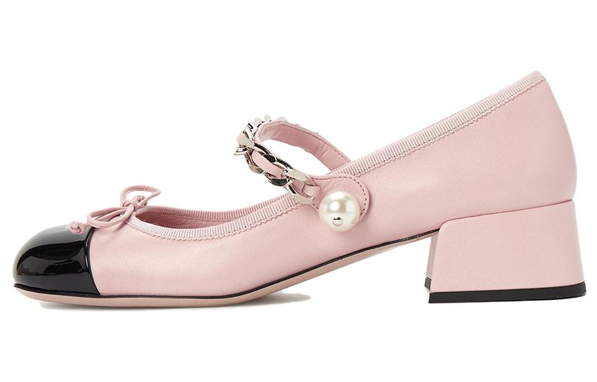 (Women) MIU MIU Classic Mary Jane 'Pink Leather' 5I485D_3L4I_F054Z