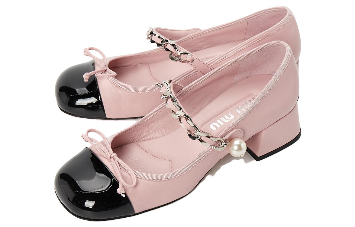 Order (W) MIU MIU Klassische Mary Jane ''Rosa Leder'' 5I485D_3L4I_F054Z