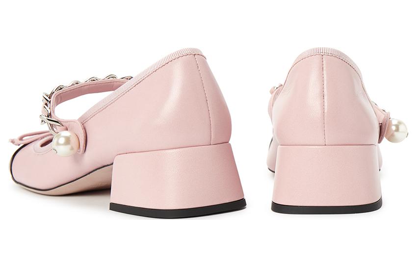 Shop (W) MIU MIU Klassische Mary Jane ''Rosa Leder'' 5I485D_3L4I_F054Z