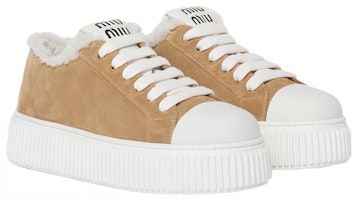 (W) 미우미우 클래식 플랫폼 스니커즈 (라이트 브라운 벨벳) 5E986D_Z0G_F0379_F_005 Lookbook (W) 미우미우 클래식 플랫폼 스니커즈 (라이트 브라운 벨벳) 5E986D_Z0G_F0379_F_005