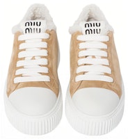 (W) 미우미우 클래식 플랫폼 스니커즈 (라이트 브라운 벨벳) 5E986D_Z0G_F0379_F_005 Shop (W) 미우미우 클래식 플랫폼 스니커즈 (라이트 브라운 벨벳) 5E986D_Z0G_F0379_F_005