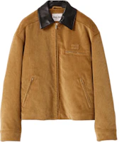 (Women) Miu Miu Color-Block Corduroy Textured Padded Zip-Up Jacket ML1336-1795-F0346-S-OOO (Women) Miu Miu Color-Block Corduroy Textured Padded Zip-Up Jacket ML1336-1795-F0346-S-OOO