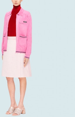 (W) MIU MIU 舒适针织A字裙 - 粉色 MG1592-1YU1-F0442 Lookbook (W) MIU MIU 舒适针织A字裙 - 粉色 MG1592-1YU1-F0442