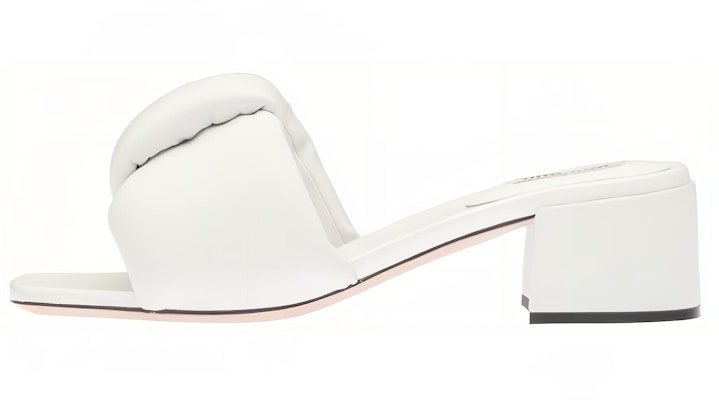 (Women) MIU MIU Comfort Soft Lambskin Sandals 'White' 5XX547_LYB_F0009_F_045 Buy (Women) MIU MIU Comfort Soft Lambskin Sandals 'White' 5XX547_LYB_F0009_F_045