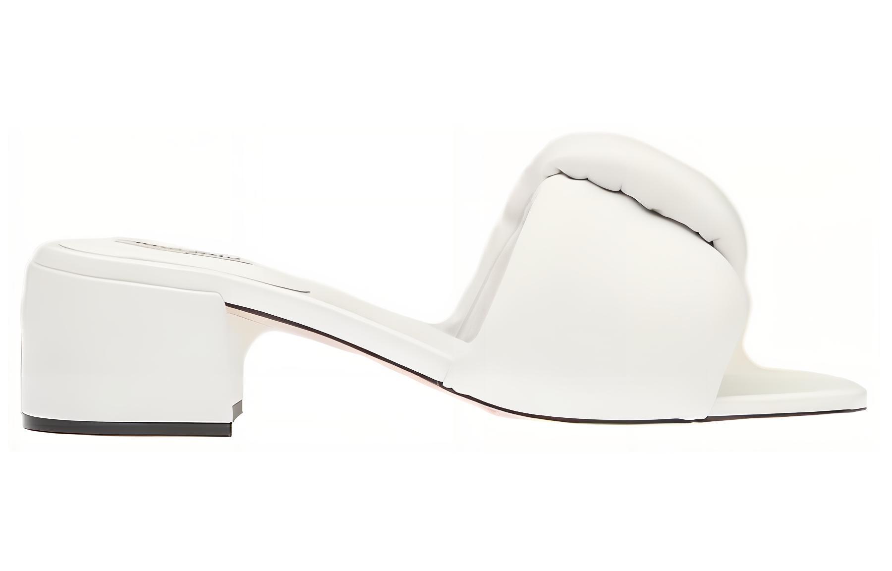 Order (W) MIU MIU 舒适柔软羊皮凉鞋 '白色' 5XX547_LYB_F0009_F_045