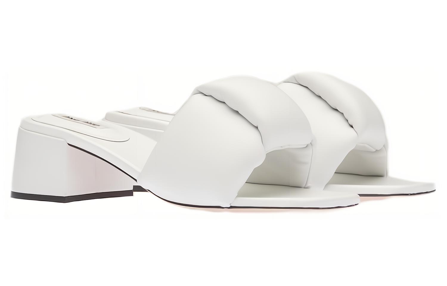 Lookbook (W) MIU MIU 舒适柔软羊皮凉鞋 '白色' 5XX547_LYB_F0009_F_045