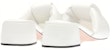 (Women) MIU MIU Comfort Soft Lambskin Sandals 'White' 5XX547_LYB_F0009_F_045