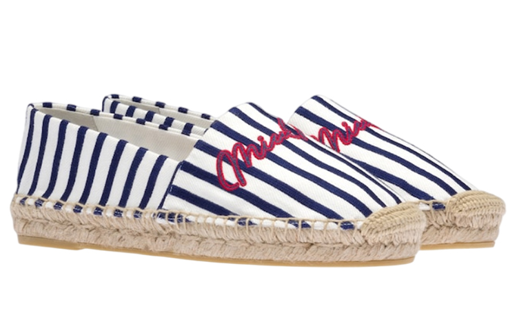 (W) MIU MIU Denim Ballet Flats 'Blue' 圖 3