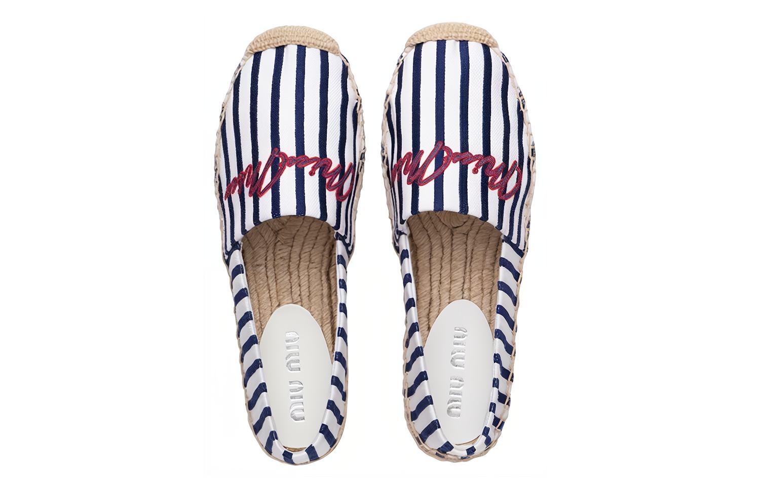 (W) MIU MIU Denim Ballet Flats 'Blue' 圖 5
