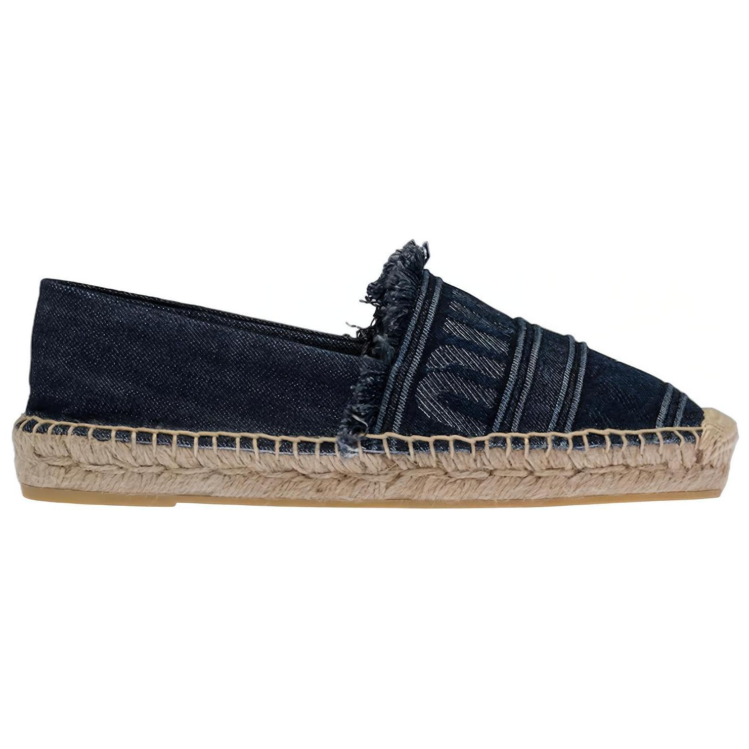 Order (W) MIU MIU Alpargatas Planas de Denim 'Azul Marino' 5S748D_3L6L_F0008_F_025