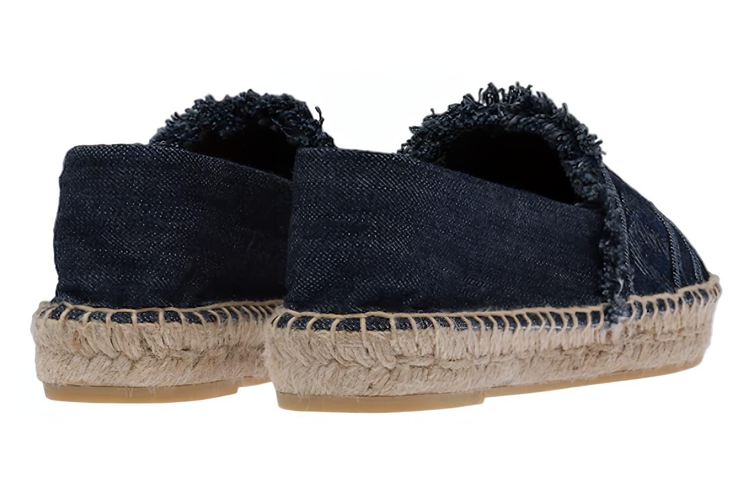 Shop (W) MIU MIU Alpargatas Planas de Denim 'Azul Marino' 5S748D_3L6L_F0008_F_025