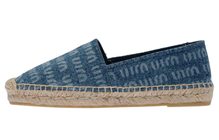 (Women) MIU MIU Denim Espadrilles 'Blue Fashion' 5S750D_3K8B_F0E93_F_025