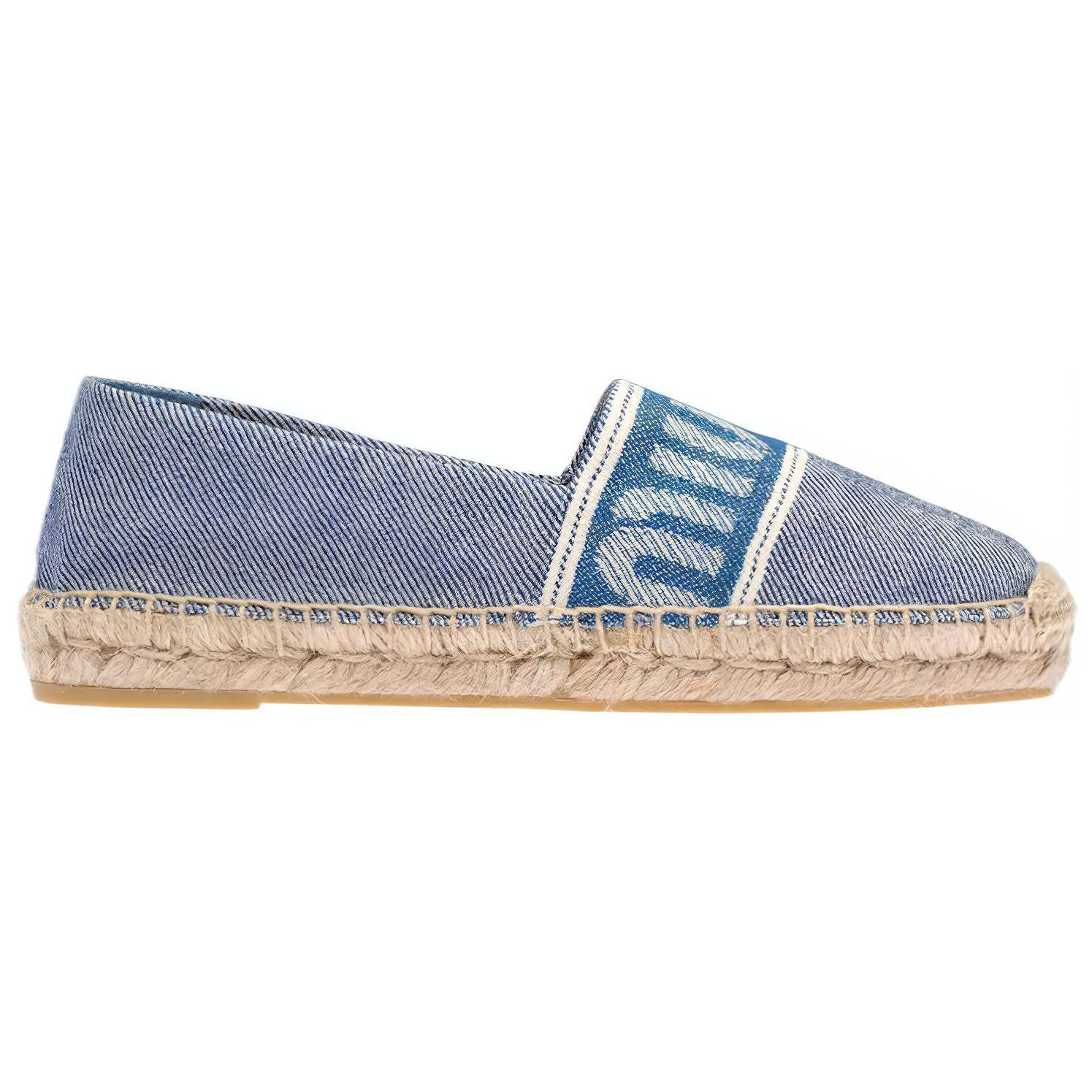 Order (W) MIU MIU Sepatu Datar Denim 'Biru Floral' 5S745D_LMS_F0016_F_025