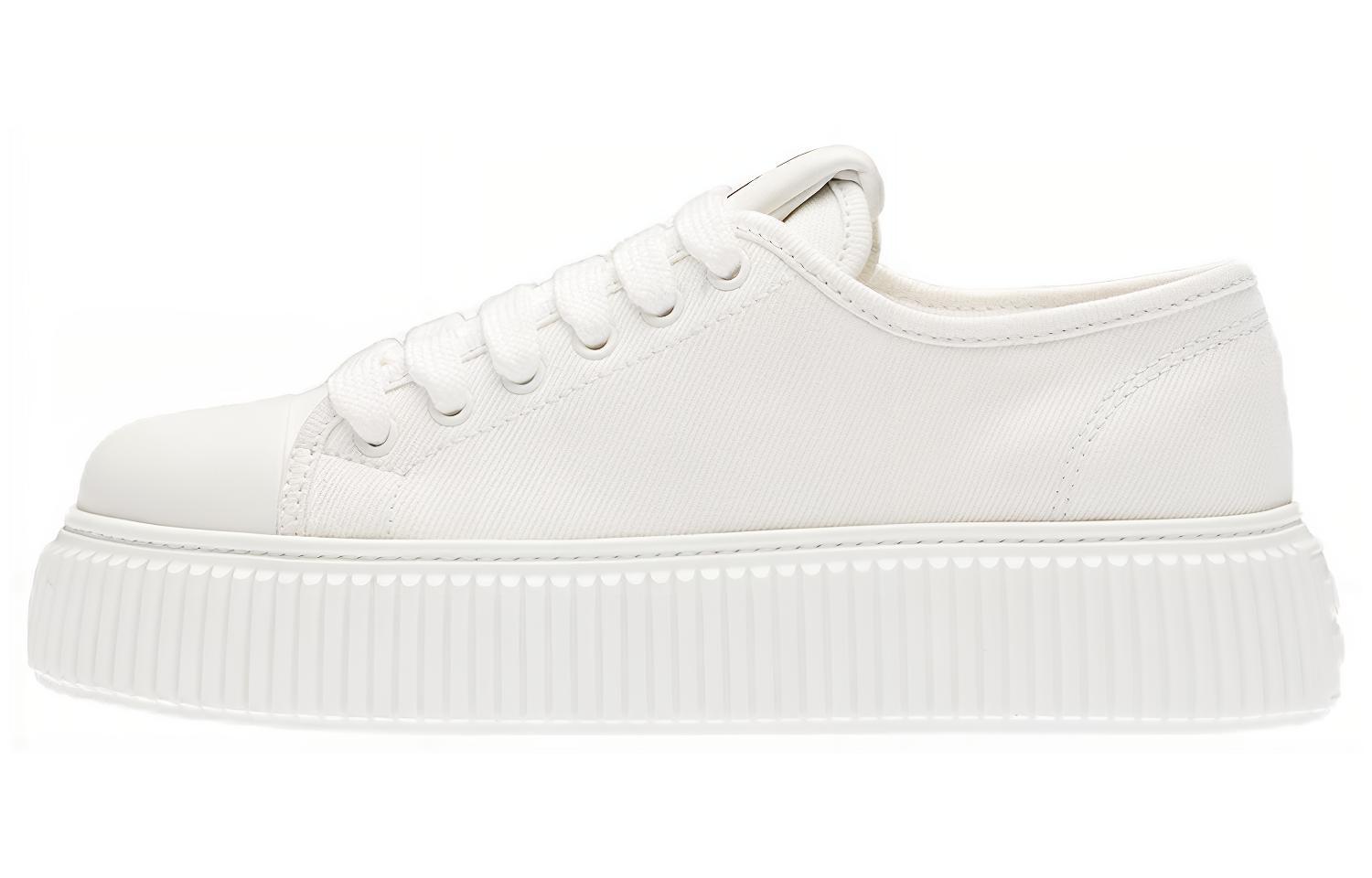(Women) MIU MIU Denim Low-Top 'White Fashion' 5E889D_3ARS_F0009_F_005