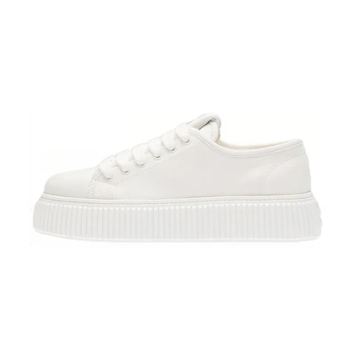 (W) MIU MIU Denim Low-Top 'White Fashion'