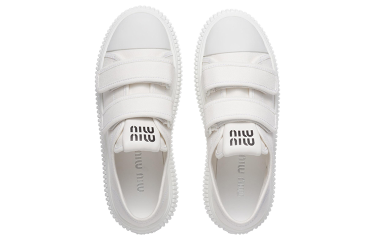 Shop (W) MIU MIU Velcro Denim 'Fashion Putih' 5E890D_3ARS_F0009_F_005