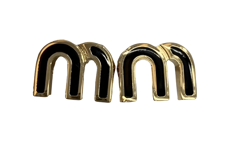 (Women) MIU MIU Elegant Trendy Minimalist Copper Earrings for Women 5JO9112F6TF0002