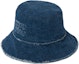 Order (Women) MIU MIU Embroidered Logo Cotton Bucket Hat Blue 5HC196_2CL4_F0008
